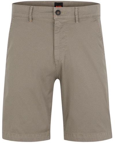 BOSS Braune casual shorts - Grau