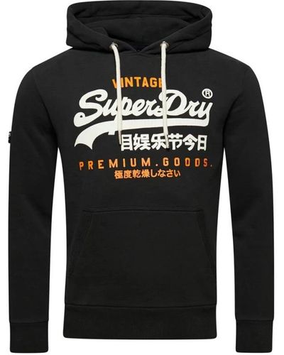 Superdry Hoodies - Black