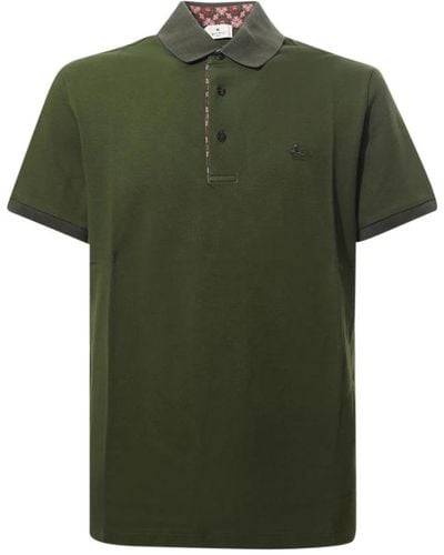 Etro Polo Shirts - Green