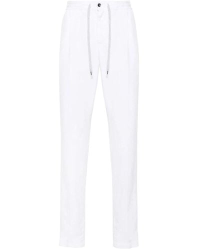 PT01 Trousers > slim-fit trousers - Blanc
