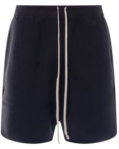 Rick Owens Shorts > casual shorts - Bleu