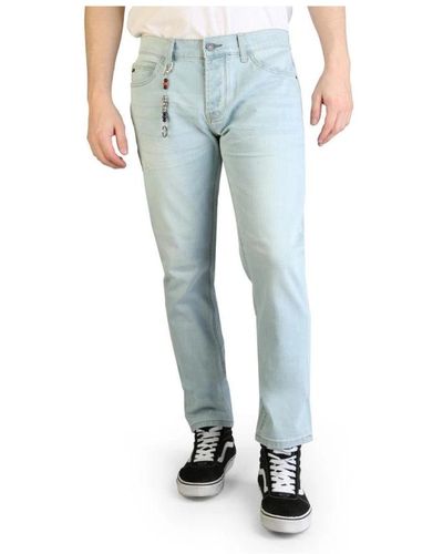 Yes-Zee Slim Fit Jeans - Blauw