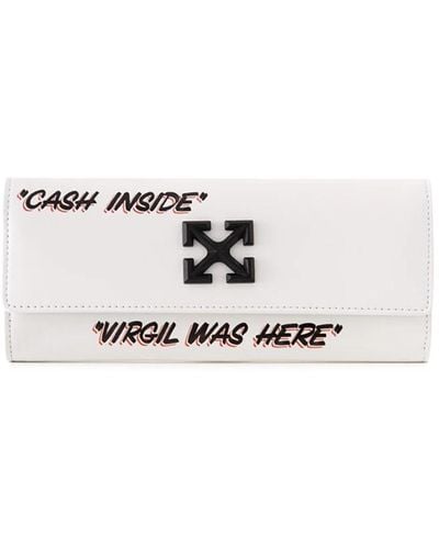 Off-White c/o Virgil Abloh Off- Leather Wallet - White