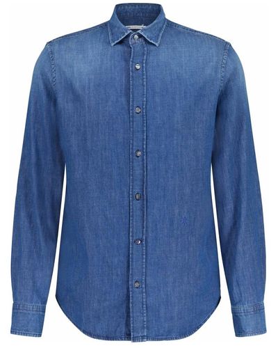 Jacob Cohen Denim Shirts - Blue