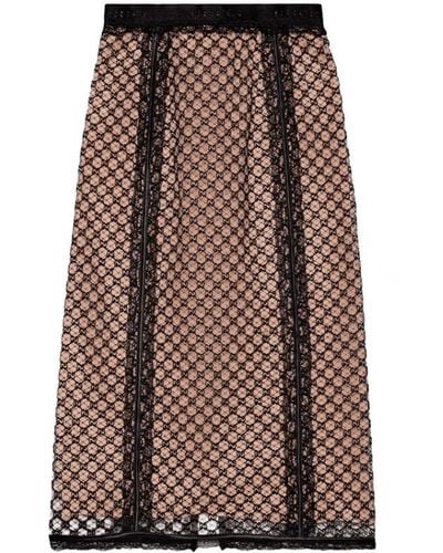 Gucci Midi Skirts - Brown