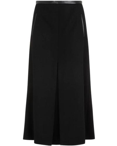 Saint Laurent Midi Skirts - Black