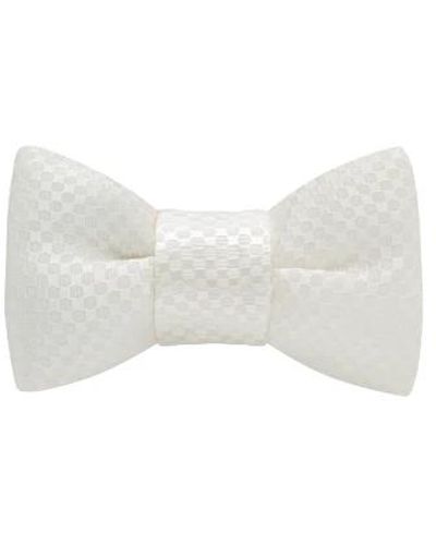 Tom Ford Textured bow tie - Weiß