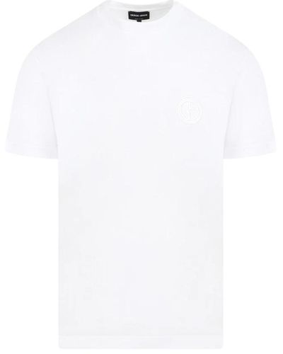 Giorgio Armani Optisches weißes t-shirt