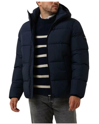 Calvin Klein Crinkle nylon puffer jacket - Blau