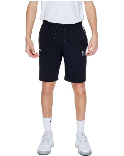 EA7 Shorts > casual shorts - Bleu