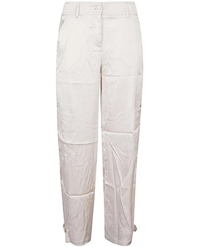 Via Masini 80 Tapered trousers - Weiß