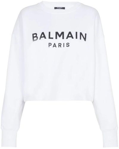 Balmain Sweatshirt Paris - Weiß