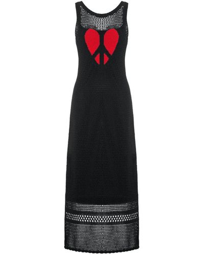 Moschino Knitted Dresses - Black