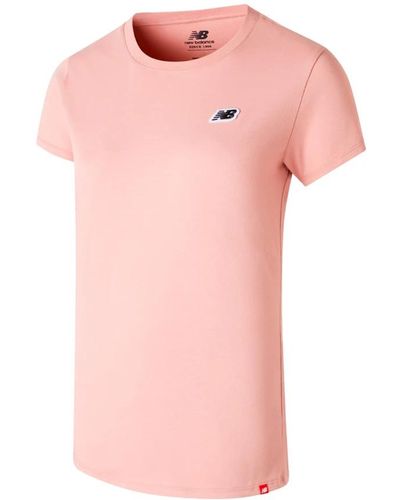 New Balance T-Shirts - Pink