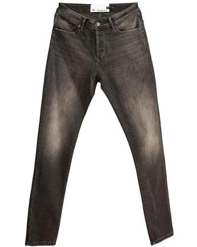 Zhrill Slim-Fit Jeans - Gray