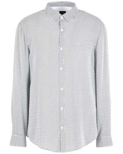 Armani Exchange Casual Shirts - Grey