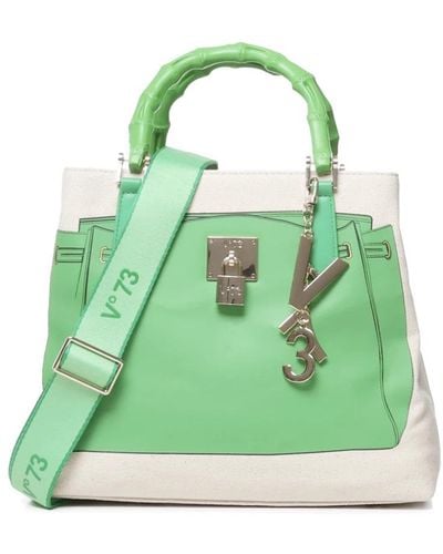 V73 Tote Bags - Green