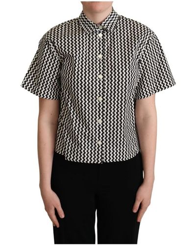 Dolce & Gabbana Short Sleeve Shirts - Black
