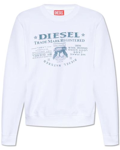 DIESEL 'S-Ginn-L2' sweatshirt - Weiß