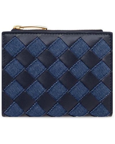 Bottega Veneta Lederbrieftasche - Blau