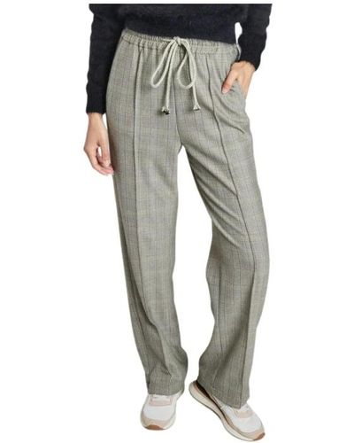 Bellerose Comodi pantaloni vibes con fascia elastica - Grigio