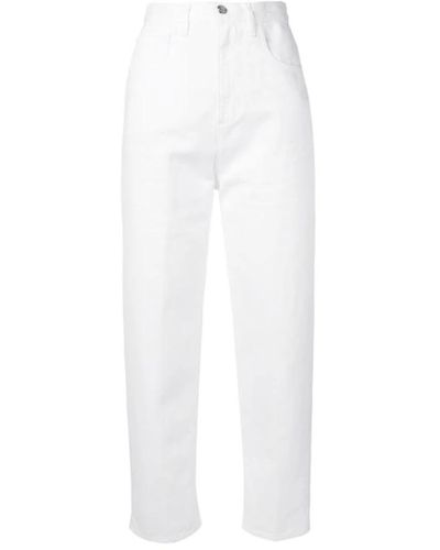 Moncler Gerade Jeans - Weiß