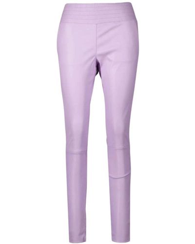 Ibana Slim-Fit Trousers - Purple