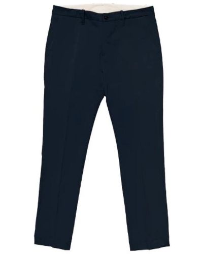 Nine:inthe:morning Trousers > straight trousers - Bleu