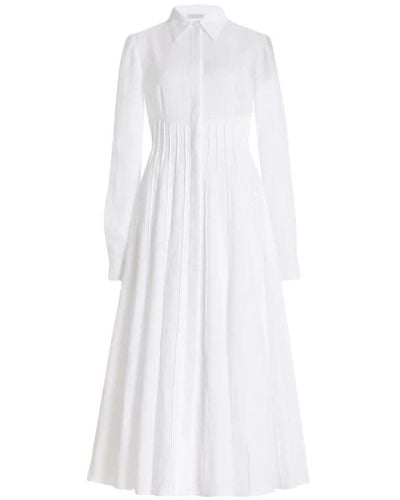 Gabriela Hearst Shirt Dresses - White