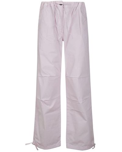 Ganni Wide Trousers - Purple