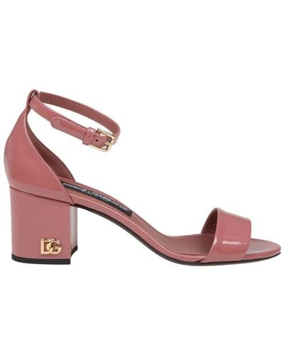 Dolce & Gabbana High Heel Sandals - Pink