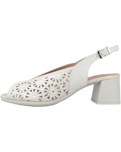 Pitillos Shoes > sandals > high heel sandals - Blanc