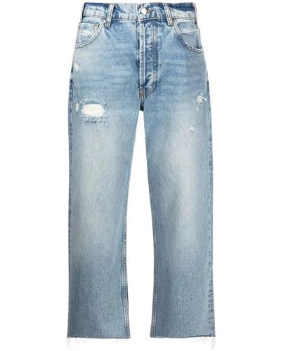 Anine Bing Straight Jeans - Blue
