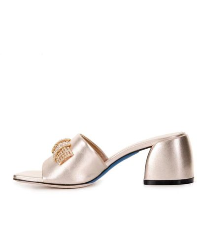 Loriblu Shoes > heels > heeled mules - Neutre