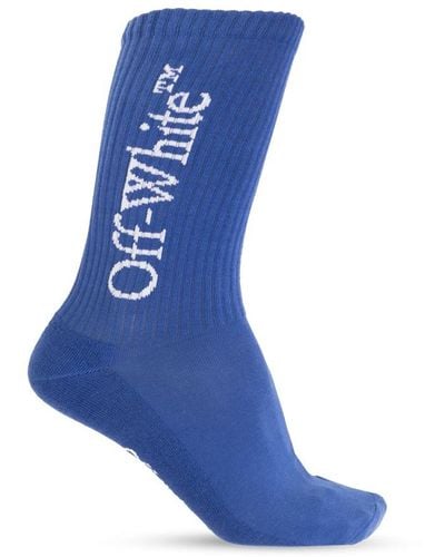 Off-White c/o Virgil Abloh Underwear > socks - Bleu