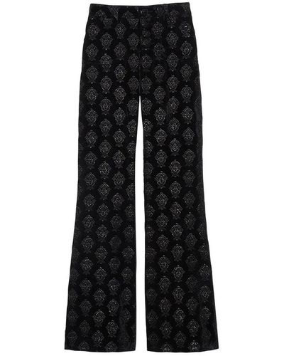 Ines De La Fressange Paris Trousers > wide trousers - Noir