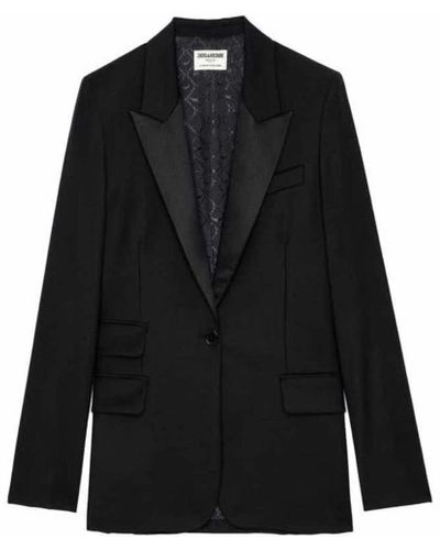 Zadig & Voltaire Jackets > blazers - Noir