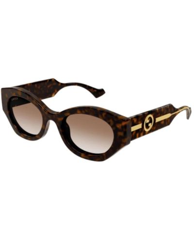 Gucci Stylische sonnenbrille für trendbewusste - Braun