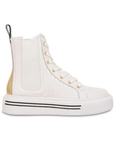 Pollini Array zapatillas altas - Blanco