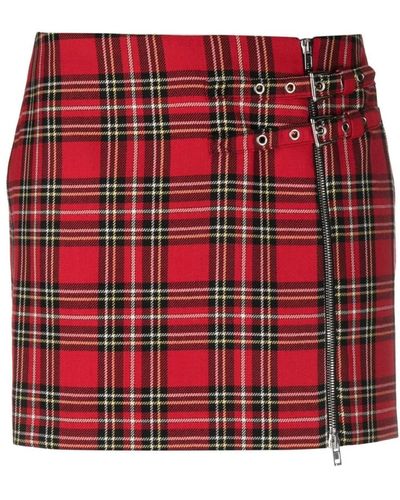 Alessandra Rich Short skirts - Rojo