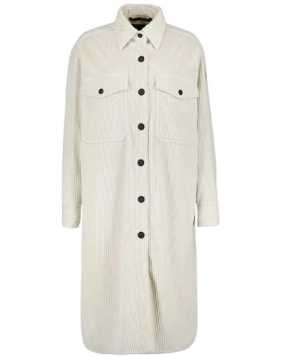 Moncler Coats > single-breasted coats - Neutre