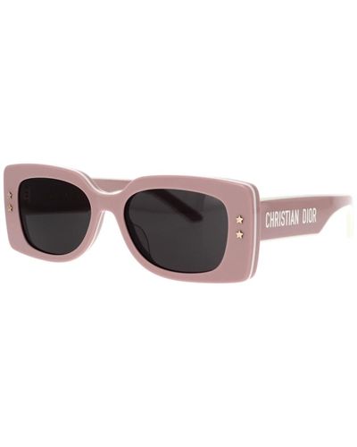 Dior Modische und moderne quadratische sonnenbrille mit dreifachem schichteffekt - Braun