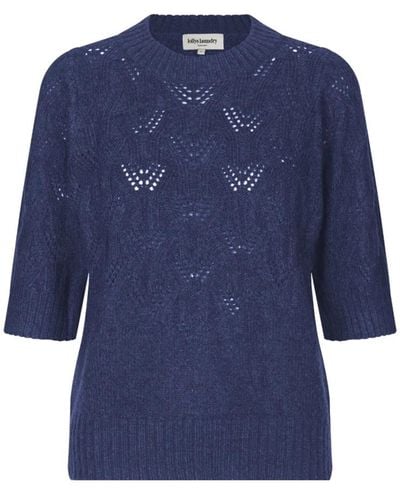 Lolly's Laundry Knitwear > round-neck knitwear - Bleu
