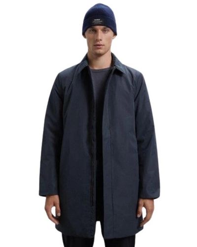 Ecoalf Coats > trench coats - Bleu