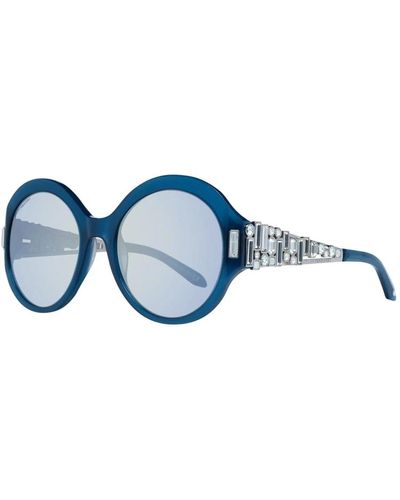 Swarovski Gradient runde sonnenbrille - Blau