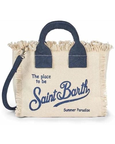 Saint Barth Mini vanity bag - Blu