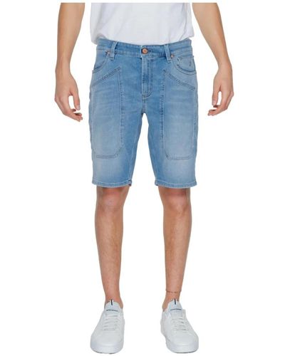 Jeckerson Shorts > denim shorts - Bleu