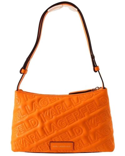 Karl Lagerfeld Shoulder Bags - Orange