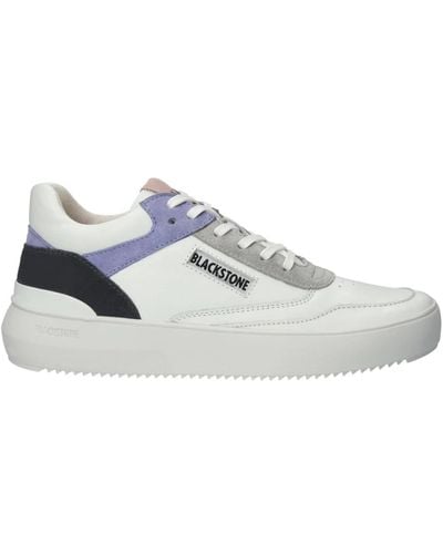 Blackstone Daphne - white periwinkle - sneaker (mid) - Blau