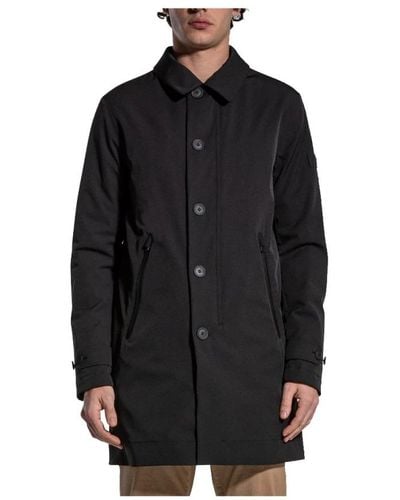 Peuterey Trench Coats - Black